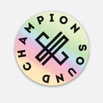 Champion Sound Stickers