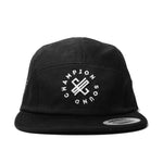 Champion Sound Black White Logo Jockey Camper Cap