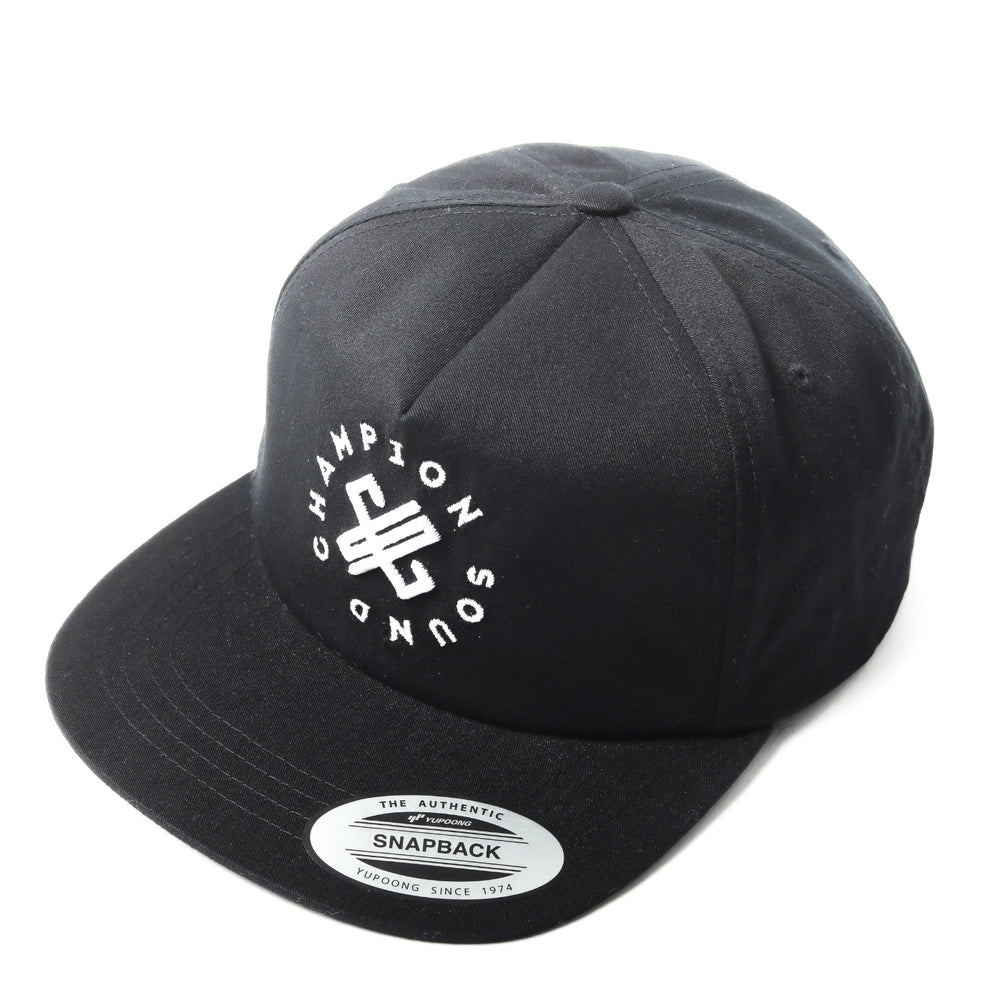 Champion Sound Black White Logo Unstructured Cap