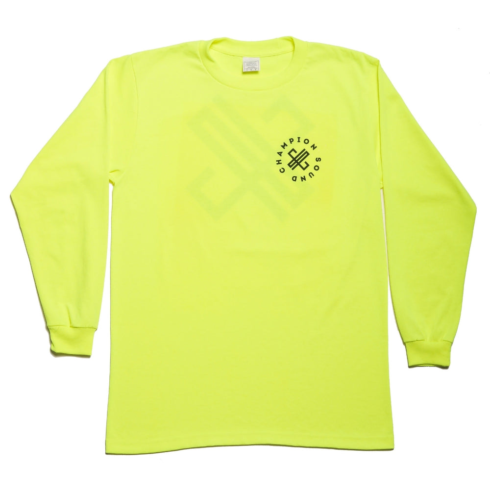 Champion Sound Neon Yellow Long Tee